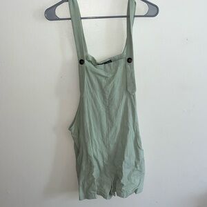 Size Large Sage Green Romper